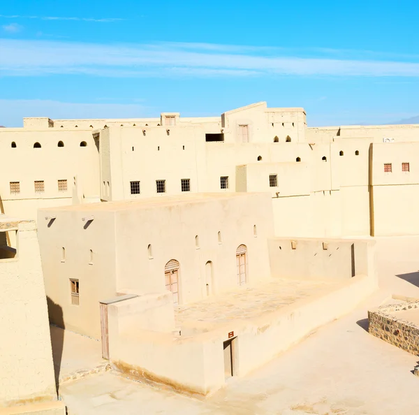 In oman muscat die alte wehrfestung battlesment sky a — Stockfoto