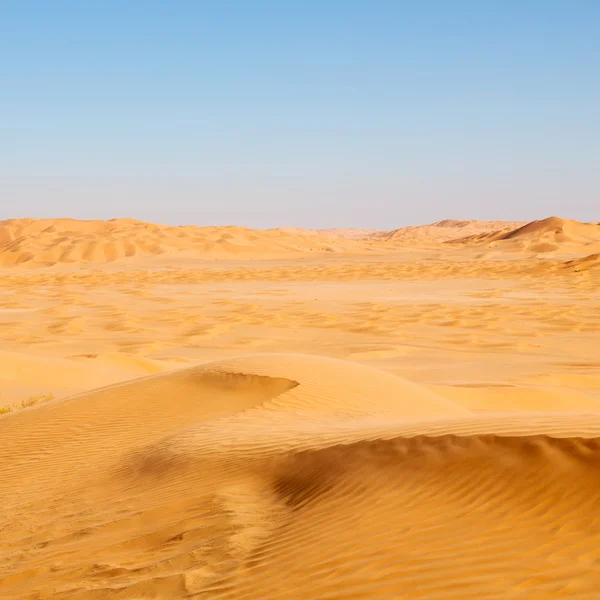 En oman viejo desierto frotar al khali el cuarto vacío y al aire libre —  Fotos de Stock