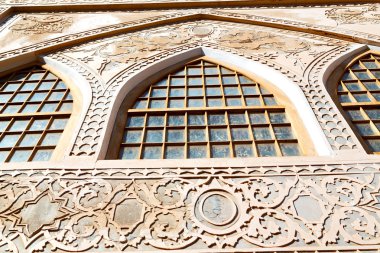 İran'da eski mimari pencere