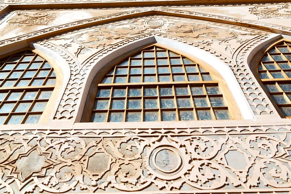 A régi építészet ablak Iránban — Stock Fotó