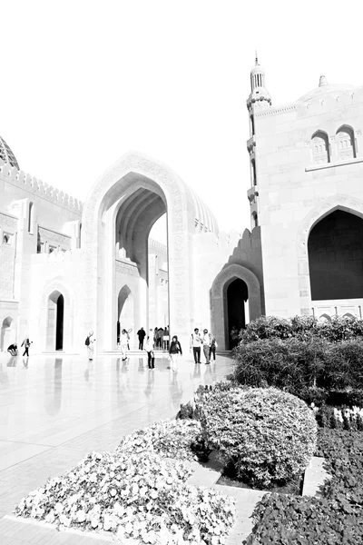 In oman muscat the old mosque — Stock Photo, Image