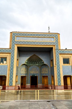 İran ve eski antika Camii minaresi
