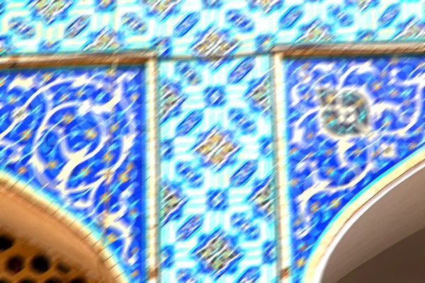 В Иране старая декоративная плитка — стоковое фото