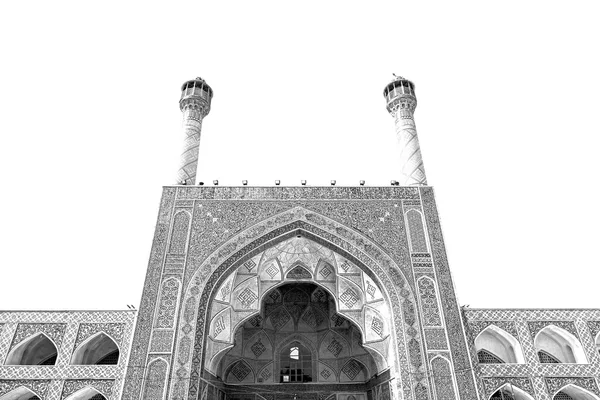 En iran les vieilles tuiles décoratives — Photo