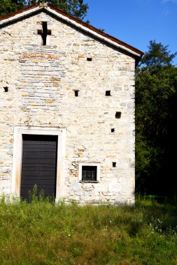  br İtalya lombardy arsago seprio eski kilise kapalı
