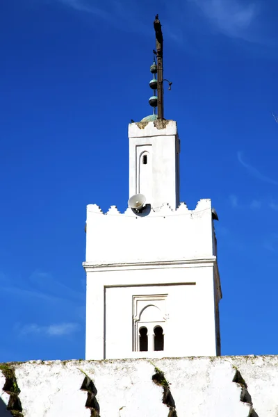 Müslüman geçmiş sembolü Minare din ve mavi — Stok fotoğraf