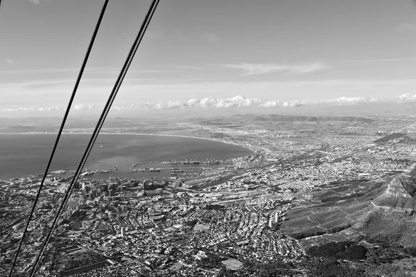 Na África do Sul skyline cidade da montanha — Fotografia de Stock