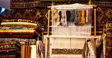 İran antika halı Tekstil