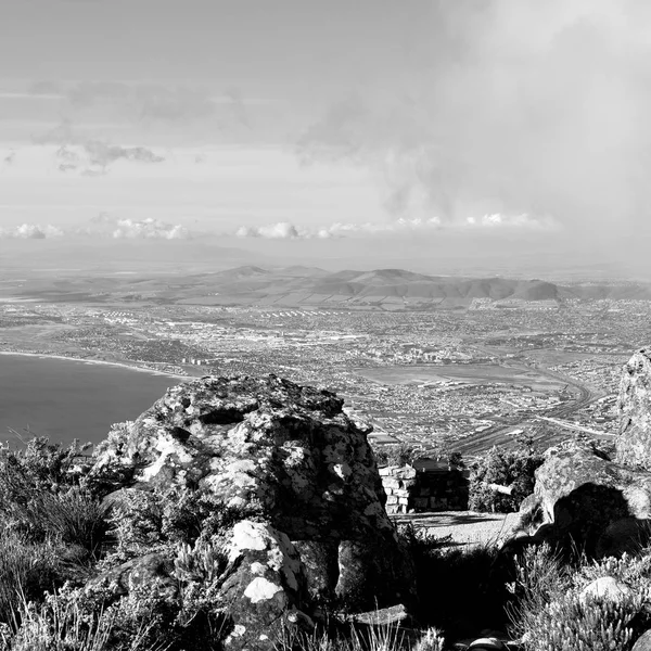 In Zuid-Afrika skyline van de stad van berg — Stockfoto