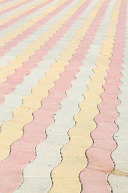 Umman soyut kaldırım eski steet ve renklerde