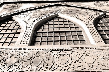 İran'da eski mimari pencere