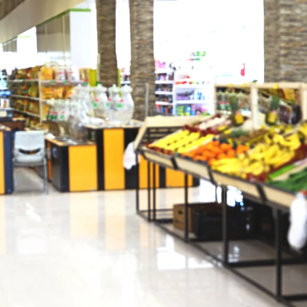 In iran abstract supermarket blur — Stock Photo, Image