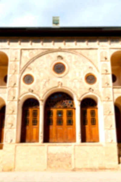 In iran  the old   architecture window — Stock Photo, Image