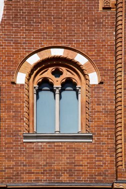 Abbiate eski kilise pencere gül İtalya  