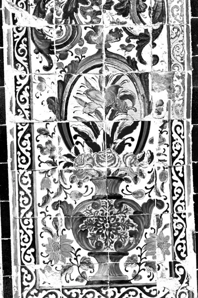 Iránban a régi dekoratív Burkolócsempék — Stock Fotó