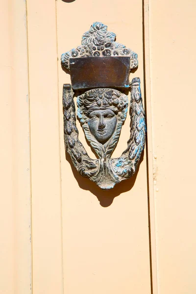 In iran antique  door entrance — Stock Photo, Image