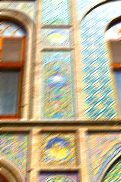 Στο Ιράν την παλιά διακοσμητικά πλακάκια — Φωτογραφία Αρχείου