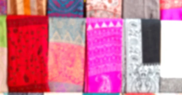 Accessoire kleurrijke sjaal en hoofddoek — Stockfoto
