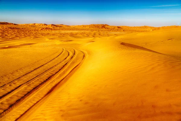 W starych pustyni oman — Zdjęcie stockowe