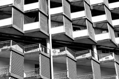 Güney Afrika eski terasında şehir merkezinde