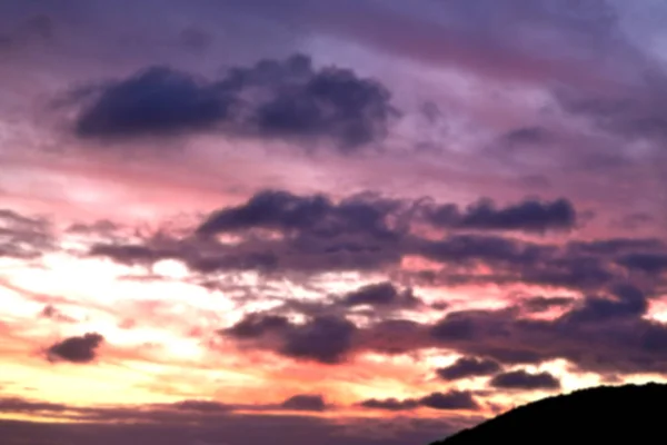 En Sudáfrica nube abstracta y puesta de sol — Foto de Stock