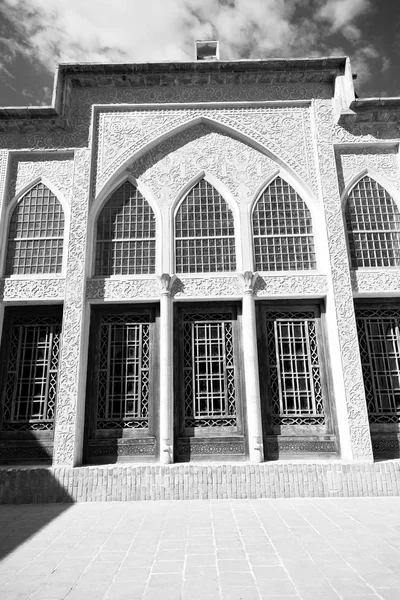 In iran  the old   architecture window — Stock Photo, Image