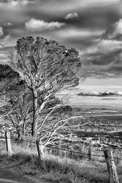 In Sudafrica panoramico da tavola montagna — Foto Stock