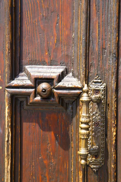 Astratto casa porta italia lombardia colonna — Foto Stock