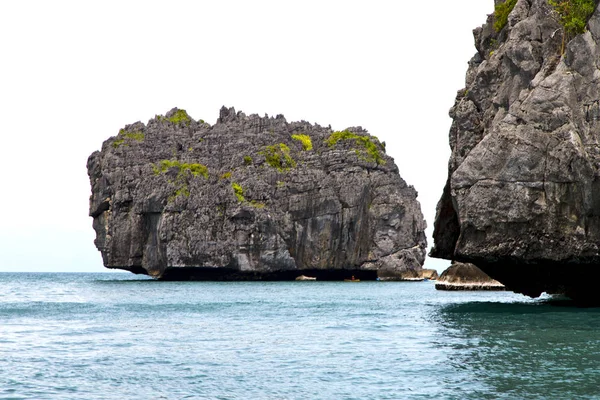 Blaue Lagune Stein thailand kho bay abstrakt von einem — Stockfoto