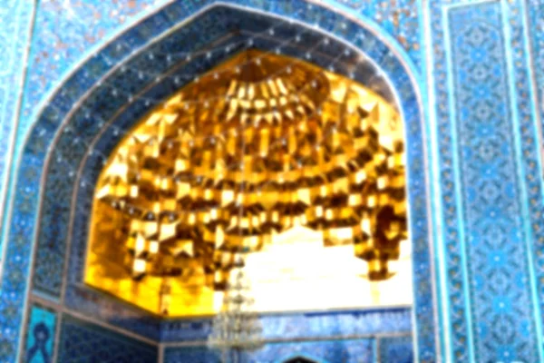 In minareto irano e antica moschea — Foto Stock