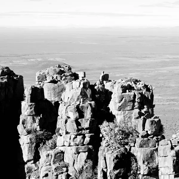 Na África do Sul vale da desolação — Fotografia de Stock