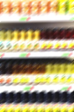 İran'da soyut süpermarket bulanıklık 