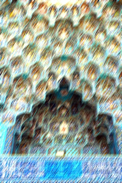 In iran l'architettura religiosa — Foto Stock