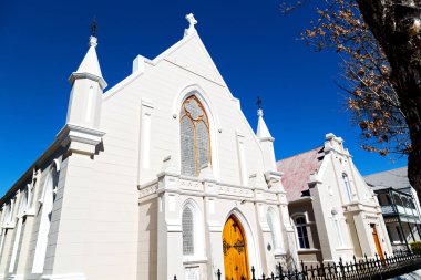 Güney Afrika eski kilisede şehir merkezinde  