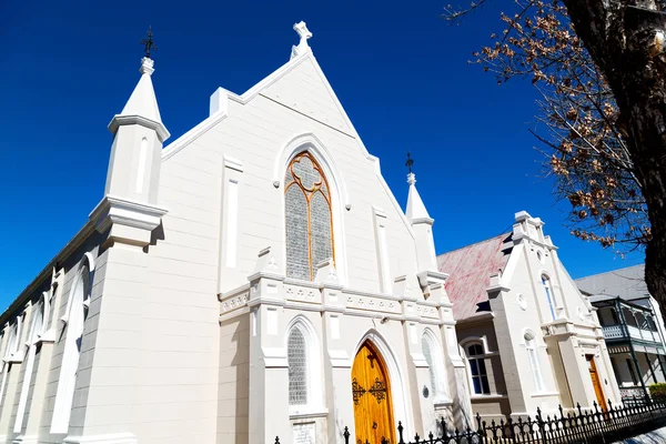 In Sudafrica vecchia chiesa nel centro della città — Foto Stock