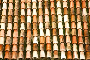 eski Fas kiremit çatı şehir 