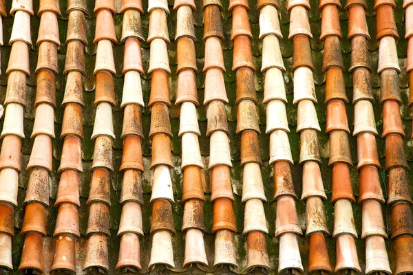 Old moroccan  tile roof  the  city — Stock Photo, Image