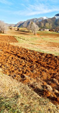  Lesotho sokak köyde mountain yakınındaki  