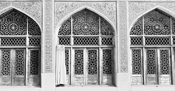 Em iran a antiga mesquita — Fotografia de Stock