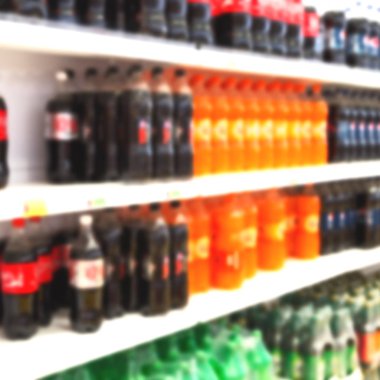 İran soyut süpermarkette bulanık