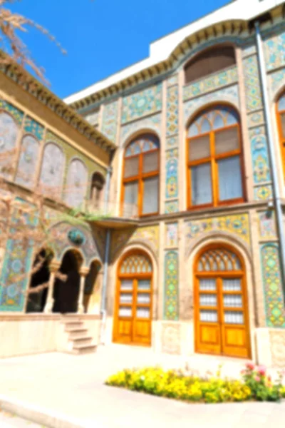 In iran antique palace  golestan — Stock Photo, Image