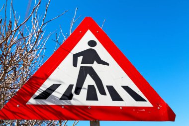 iş yerinde bir adam Güney Afrika yol sinyal