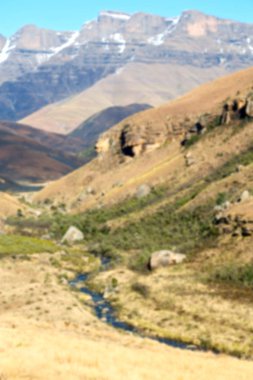   Güney Afrika ıssızlık vadisinde 