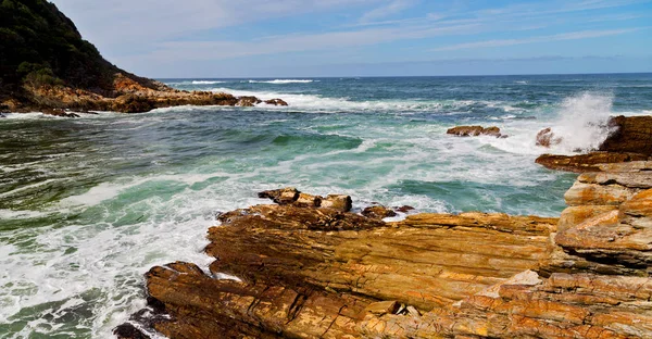 In south africa   sky  ocean       reserve — Stock Photo, Image