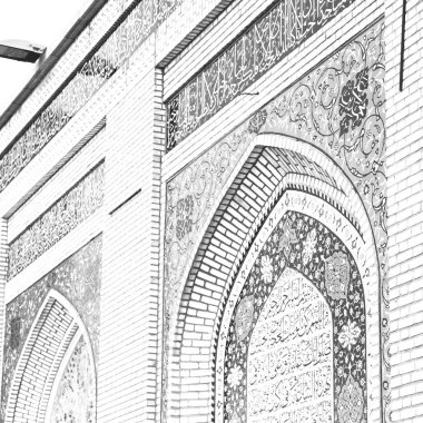 İran'ın eski dekoratif karolar 