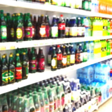 İran'da soyut süpermarket bulanıklık 