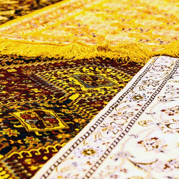 En iran alfombra antigua textil —  Fotos de Stock