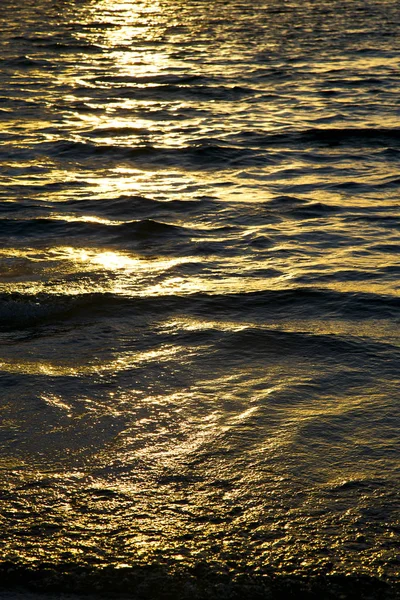 In Thailand kho tao bay abstrakte orangefarbene Linie — Stockfoto