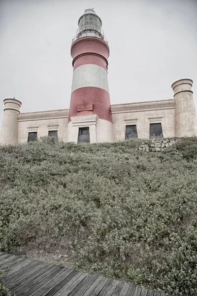 In Südafrikas Küste und Leuchtturm — Stockfoto