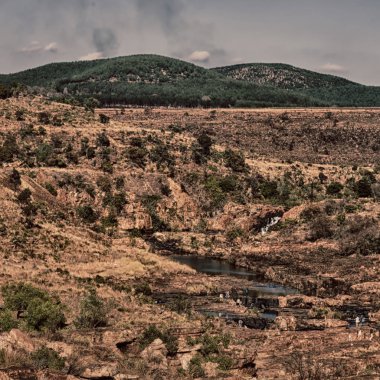 Güney Afrika nehir kanyonda 